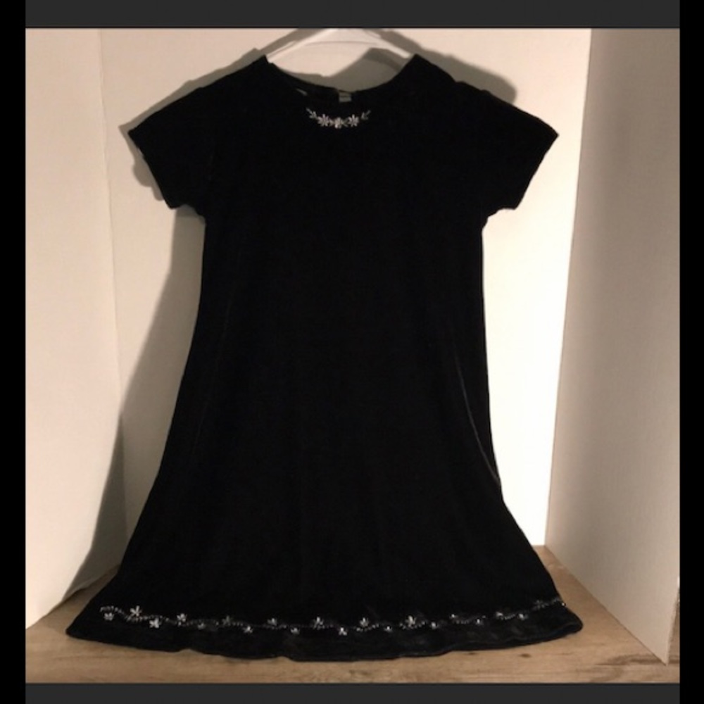 🖤 Girls Black Velvet Dress 🖤